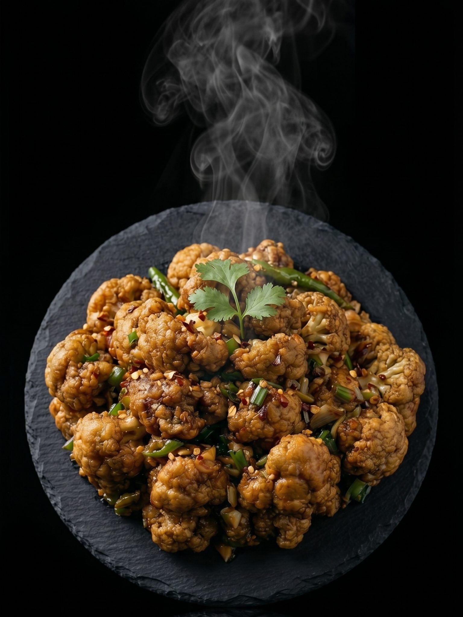 Paneer Manchurian.