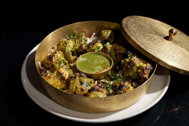 Coriander Pesto Chicken Tikka.