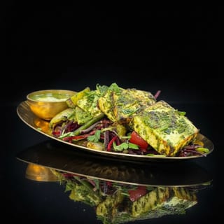 Coriander Pesto Paneer Tikka